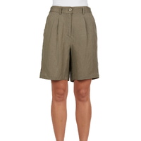 Thomas Cook Womens Isabel Linen Shorts (T4S2320096) Khaki