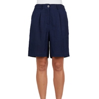 Thomas Cook Womens Isabel Linen Shorts (T4S2320096) Navy