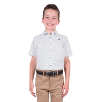 Thomas Cook Boys Jude S/S Shirt (T4S3138048) White/Royal