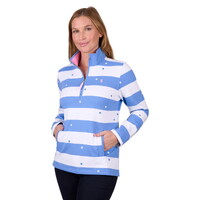 Thomas Cook Womens Eden 1/4 Zip Rugby (T5W2527083) Blue