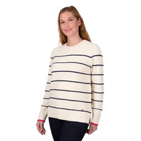 Thomas Cook Womens Alanna Stripe Knit Jumper (T5W2548090) Cream