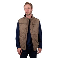 Thomas Cook Mens Stan Faux Oilskin Vest (T5W1607006) Camel