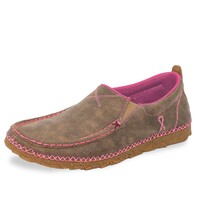 Twisted X Womens Pink Zero-X Slip On Shoes (TCWZXS001) Bomber/Pink [SD]