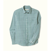 R.M.Williams Mens Classic L/S Shirt (SH201PLS601) Green Blue