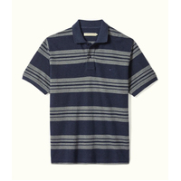 R.M.Williams Mens Rod Polo (KP210QSS101) Navy/Grey