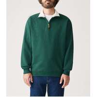 R.M.Williams Mens Mulyungarie Sweatshirt (KZ400LJNL01) Bottle Green