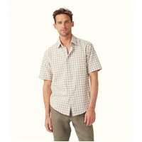 R.M.Williams Mens Classic S/S Shirt (SH211CB8301) Oatmeal