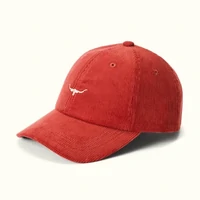 R.M.Williams Mini Longhorn Cord Cap (ACX9OCR05) Crimson