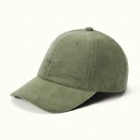 R.M.Williams Mini Longhorn Cord Cap (ACX9OCR05) Moss