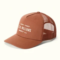 R.M.Williams Stencil Trucker Cap (ACX9OWI14) Tortoise