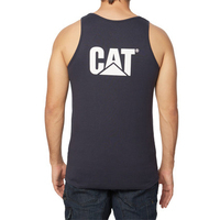 CAT Mens Trademark Singlet (1010013) Navy