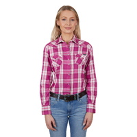 Wrangler Womens Stella L/S Shirt (X4S2127122) Pink