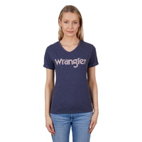 Wrangler Womens Bianca S/S Tee (X4S2598148) Navy Marle