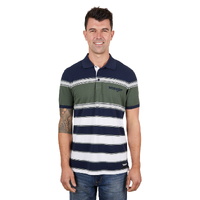 Wrangler Mens Alex S/S Polo (X4S1560184) Navy/Cypress