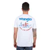 Wrangler Mens Finn S/S Tee (X4S1557171) White