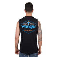 Wrangler Mens Jack Muscle Tank (X4S1572176) Black