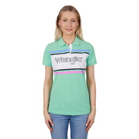 Wrangler Womens Jess S/S Polo (X4S2565136) Green