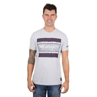 Wrangler Mens Noah S/S Tee (X4S1557165) White Marle