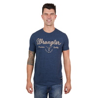 Wrangler Mens Mason S/S Tee (X4S1557168) Navy Marle