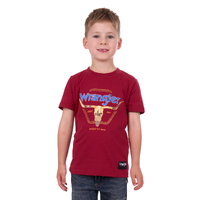 Wrangler Boys Theo S/S Tee (X4S3557172) Red