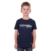 Wrangler Boys Nico S/S Tee (X4S3557175) Navy