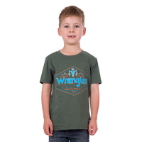 Wrangler Boys Jack S/S Tee (X4S3557176) Cypress