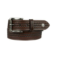 Wrangler Mens Blayne Belt (X4S1980BLT) Dark Tan