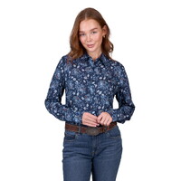 Wrangler Women Jolene L/S Shirt (X5W2126285) Navy