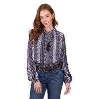 Wrangler Women Lindsey L/S Blouse (X5W2543295) Navy