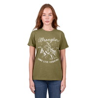 Wrangler Women Layla S/S Tee (X5W2598290) Khaki Marle