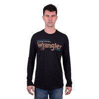 Wrangler Mens Liam L/S Tee (X5W1568247) Black