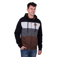 Wrangler Mens Eric Zip Through Hoodie (X5W1770254) Black/Multi