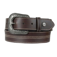 Wrangler Mens Rory Belt (X5W1972BLT) Dark Tan