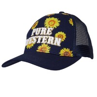 Pure Western Womens Frankie Trucker Cap (P4S2951CAP) Navy OSFM