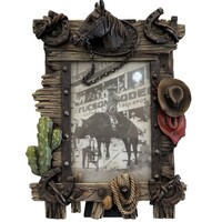 Pure Western Horseshoe Hats Picture Frame (P4S1903GFT) Assorted