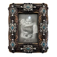 Pure Western Studded Picture Frame (P4S1938GFT) Assorted