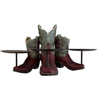 Pure Western Boot Triple Candle Holder (P4S1907GFT) Assorted