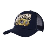 Pure Western Taylor Trucker Cap (P5W2954CAP) Navy OSFM