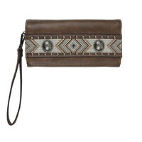 Pure Western Womens Laurie Wallet (P5W2943WLT) Dark Tan [SD]