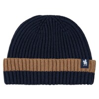 Thomas Cook Childrens Fergus Beanie (T5W7900BNE) Navy/Tan One Size