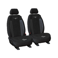 R.M.Williams Suede Velour Seat Covers (VLRMW23BX-BLK30) Black 30