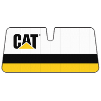 CAT Front Universal Classic Double Bubble Stripes Sunshade (WSCAT22-LOG) One Size