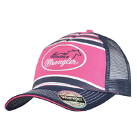 Wrangler Womens Ava Trucker Cap (X2S2928CAP) Navy/Pink OSFM [SD]