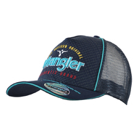 Wrangler Mens Bridge High Profile Trucker Cap (X3W1952CAP) Charcoal Marle OSFM [SD]