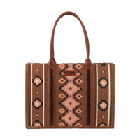 Wrangler Womens Southwestern Tote Bag (X4S2951BAG) Brown