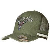 Wrangler Womens Utah High Profile Trucker Cap (X4S2906CAP) Olive OSFM