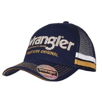 Wrangler Mens Cade Trucker Cap (X4S1946CAP) Navy OSFM