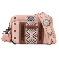 Wrangler Southwestern Crossbody Wallet Bag (X4S2970BAG) Pink