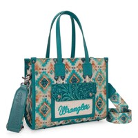 Wrangler Aztec Crossbody Tote Bag (X4S2971BAG) Turquoise