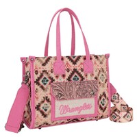 Wrangler Aztec Crossbody Tote Bag (X4S2971BAG) Pink